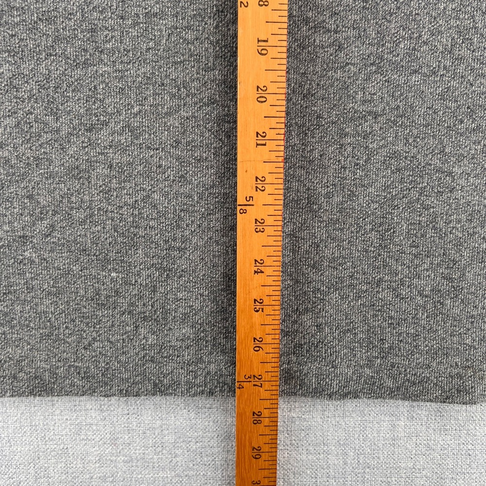 Polo Ralph Lauren Quarter Zip Sweater Men Medium Gray Pony Preppy Smart Ivy 1/4 - Picture 7 of 10